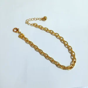 gelang tangan rantai wanita titanium anti karat lonceng korea alin vip glw112