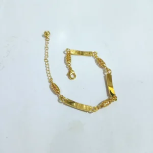 gelang xuping wanita rantai plat bola nanas lapis emas alin vip glw156
