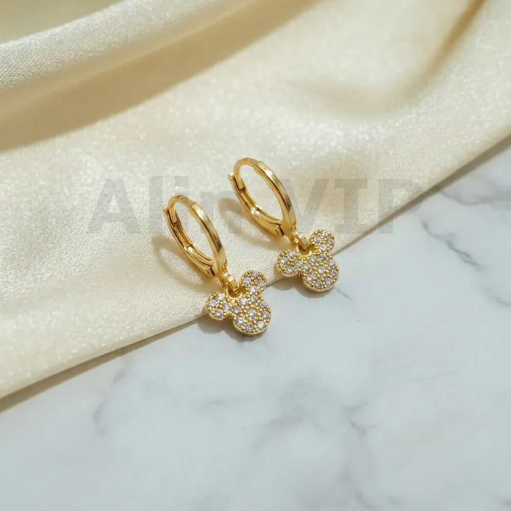 anting juntai permata kartun mickey korea alin vip atw040