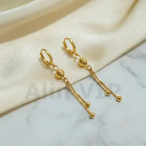 Anting Wanita Bulat Gold Anti Karat - Elegan Harian