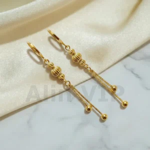 Anting Wanita Bulat Gold Anti Karat - Kado Spesial