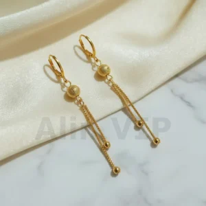 Anting Wanita Bulat Gold Anti Karat - Minimalis Kerja